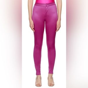 NWOT SKIMS fuschia disco trousers. Size XXS